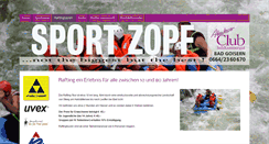 Desktop Screenshot of abenteuersport.zopf.co.at