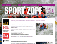 Tablet Screenshot of abenteuersport.zopf.co.at